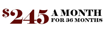 $245 MO 36 MO