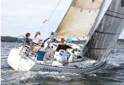 J/35 sailing Whidbey Island race week