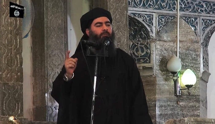 The Islamic State releases new audio purportedly of caliph al-Baghdadi encouraging jihad attacks in Canada