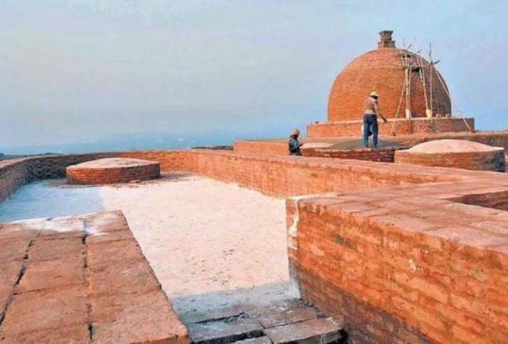 Reconstructing ancient Buddhist complexes in Andhra Pradesh. From thehindu.com