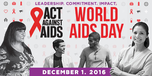 Act Against Aids World Aids Day