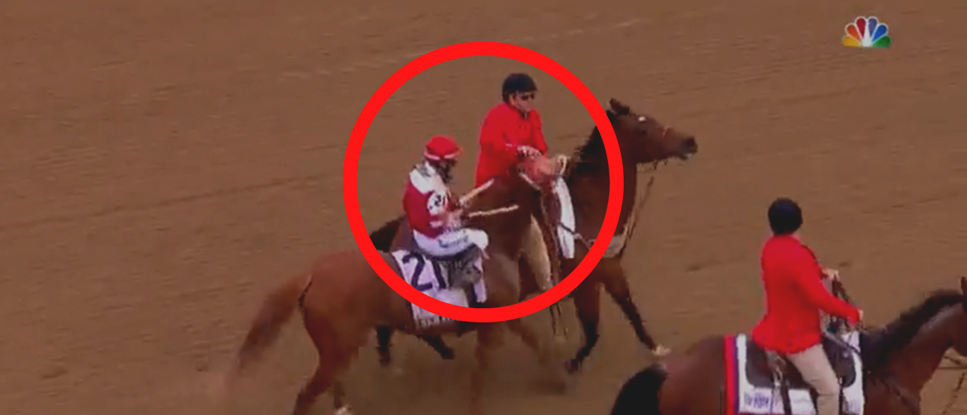 Kentucky Derby-Winning Horse Goes On Attack, Gets Punched In Face