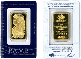 PAMP Lunar Goat Gold Bar