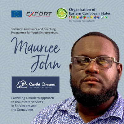 Maurice John, beneficiary of the OECS-Caribbean Export Development Agency's Technical Assistance and Coaching Programme