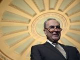 Senate Minority Leader Sen. Chuck Schumer of N.Y., during a news conference on Capitol Hill in Washington, Tuesday, Feb. 25, 2020. (AP Photo/Susan Walsh)