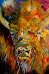 ARTOUTWEST DIANE WHITEHEAD BISON HEARTFIELT OIL PAINTING ORIGINAL OIL ON LINEN - Posted on Saturday, January 17, 2015 by Diane Whitehead