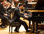 Jon Nakamatsu at the piano in concert.