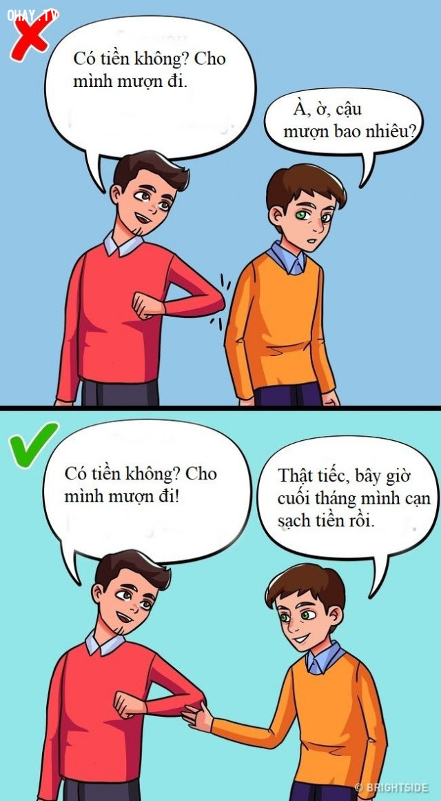 4. Giải thích tình trạng mà bạn đang gặp phải,kỹ năng giao tiếp,cách từ chối