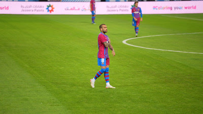 Dani Alves during the game