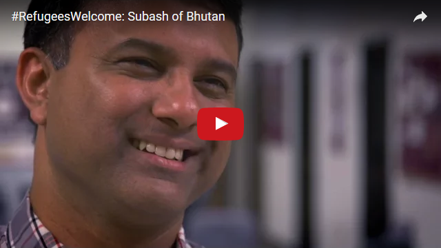 YouTube Embedded Video: #RefugeesWelcome: Subash of Bhutan