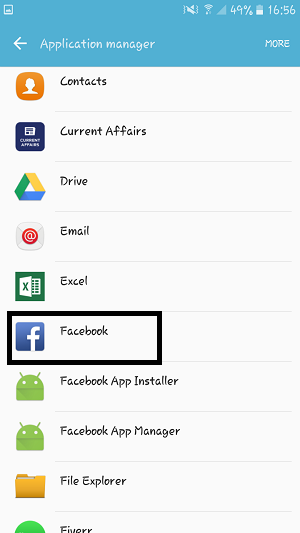 Facebook App