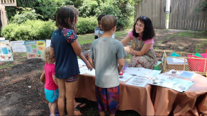 Volunteer to play with the kiddos at Mudpie Mondays and Adventure Fridays