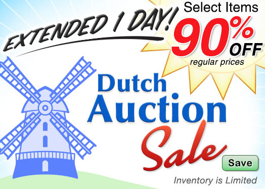 EXTENDED 1 Day! Dutch Auction.