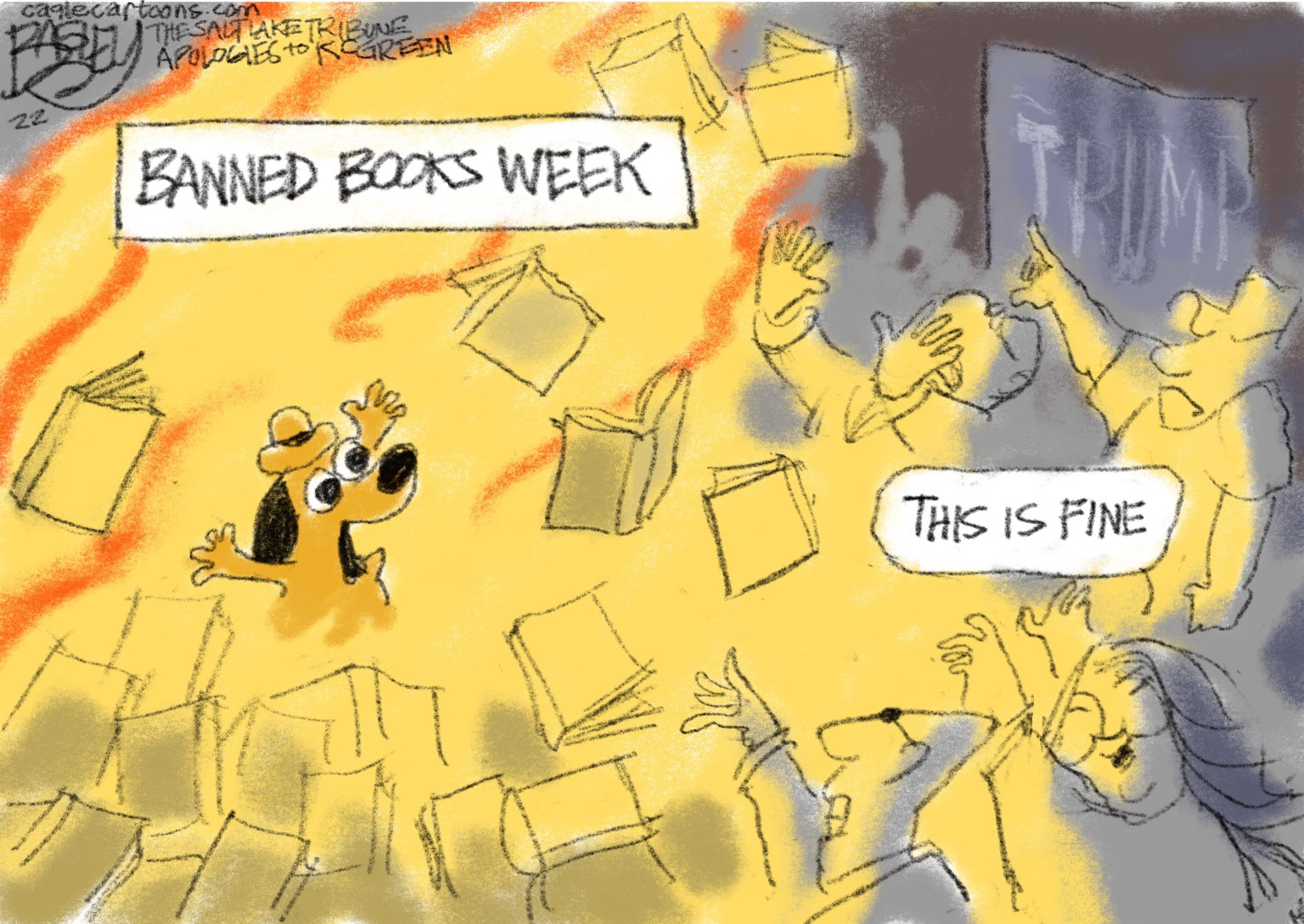 Republicans propose Nazi style book burnings to censor the freedom of speech