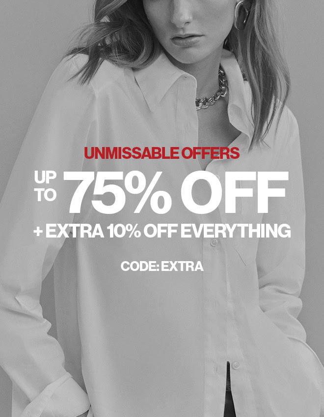 Sale Continues   Up to 70% Off  + extra 10% off everything  Code: EXTRA