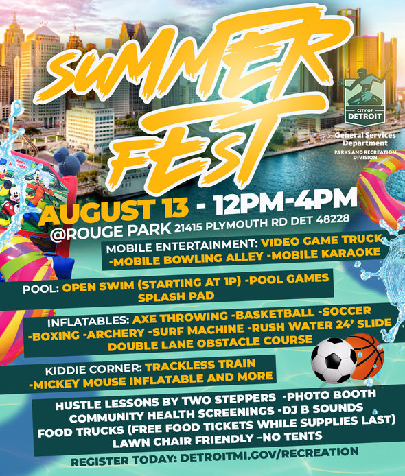 GSD summer fest Brennan Pool flyer