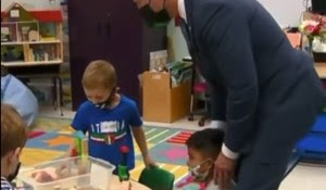 AWKWARD MOMENT: Biden Gets WAY Too Close to Pre-School Children (VIDEO)