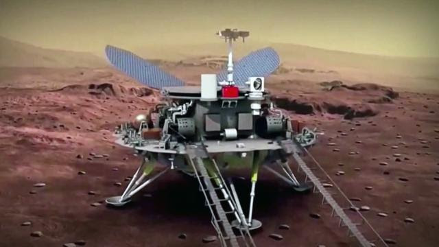 China becomes only second nation in history to land a rover on Mars