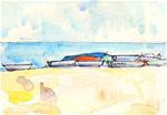 Boats, Coronado Watercolor - Posted on Wednesday, December 3, 2014 by Kevin Inman