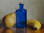 "Blue Bottle and Fruit" - Posted on Monday, March 23, 2015 by Debra Becks Cooper