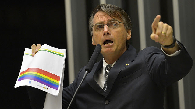 Jair Bolsonaro es conocido por su discurso homófobo y violento - Créditos: Agencia Brasil