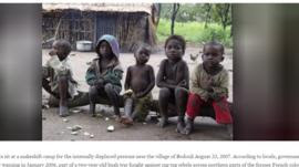 Foto de crianças africanas feita em 2007 foi usada em montagem contra Greta Thunberg; veja