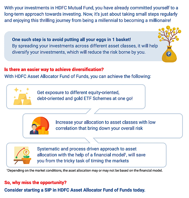 From being a millennial to becoming a millionaire! - HDFC MUTUAL FUNDS 2