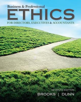 pdf download Leonard J. Brooks's Business & Professional Ethics for Directors, Executives & Accountants