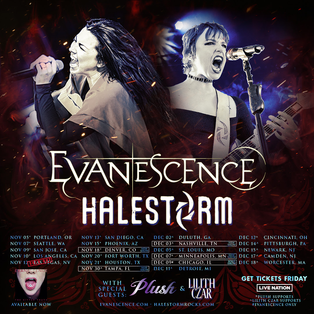 Evanescence - Halestorm 2021 - WSG -NAT-GET FRI-1080x1080-9.1.21 - 9.20 Announce