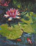 Waterlilies - Posted on Thursday, April 9, 2015 by Cecile W. Morgan