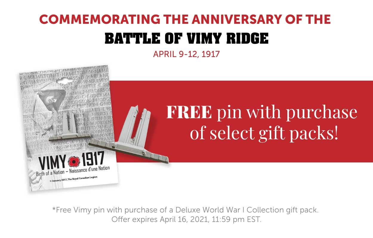 Free Pin with purchase of select gift packs!