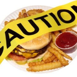 hamburger caution gmo warning x
