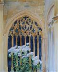 Roses in the Cathedral's cloister - Posted on Wednesday, January 28, 2015 by Isabel  Frias de la Uz