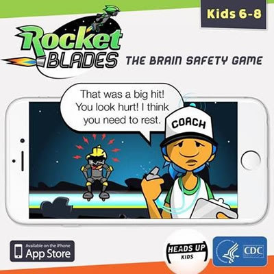 Rocket Blades - the brain safety game - available in the App store