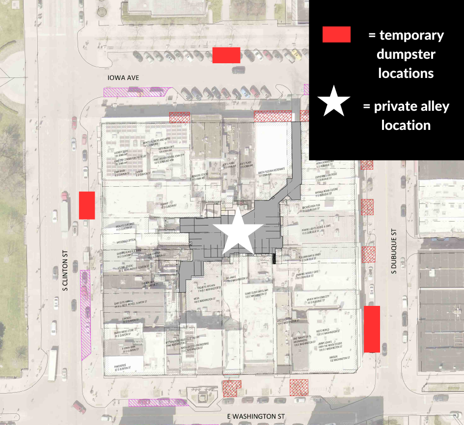 Alley project map.