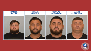 Four men arrested in alleged fake jewelry scam on Kauai