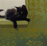 Trying for perfection with Back Lit Black Cat - Posted on Thursday, January 8, 2015 by Diane Hoeptner