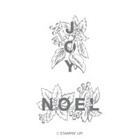 Joy & Noel Clear-Mount Stamp Set Joy & Noel Clear-Mount Stamp Set