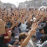 Syrian_refugees_strike_in_front_of_Budapest_Keleti_railway_station._Refugee_crisis._Budapest,_Hungary,_Central_Europe,_3_Sep (2)