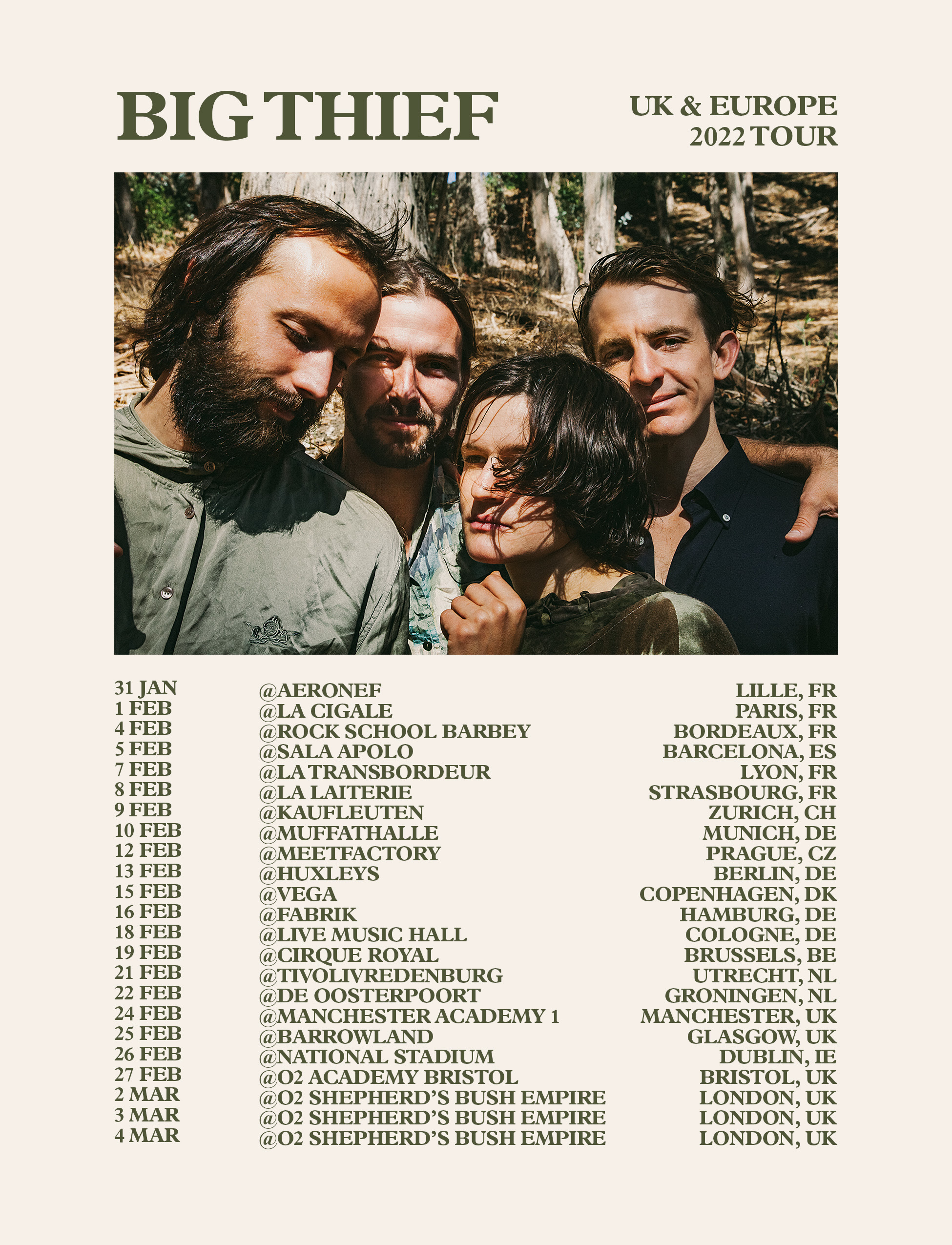 Big Thief Announce 2022 UK & European Tour • WithGuitars