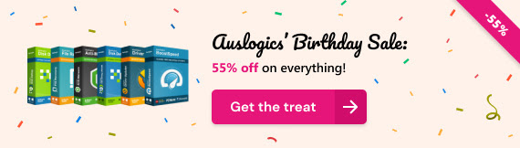 Auslogics' Birthday Sale