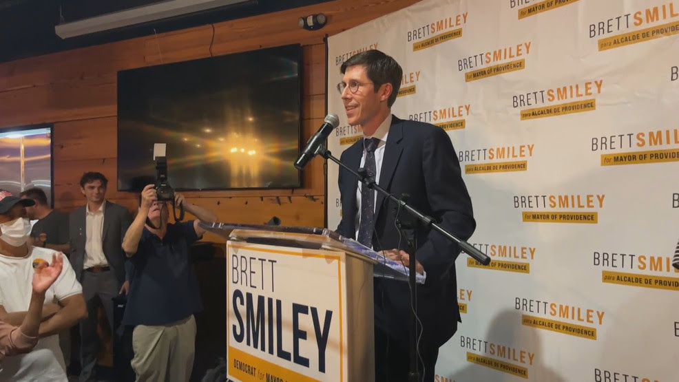  Brett Smiley claims win for Providence mayor