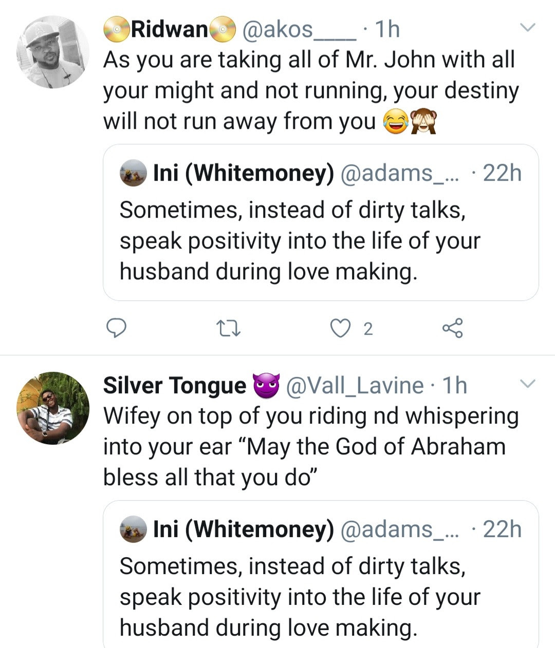 Hilarious reactions as Twitter user says