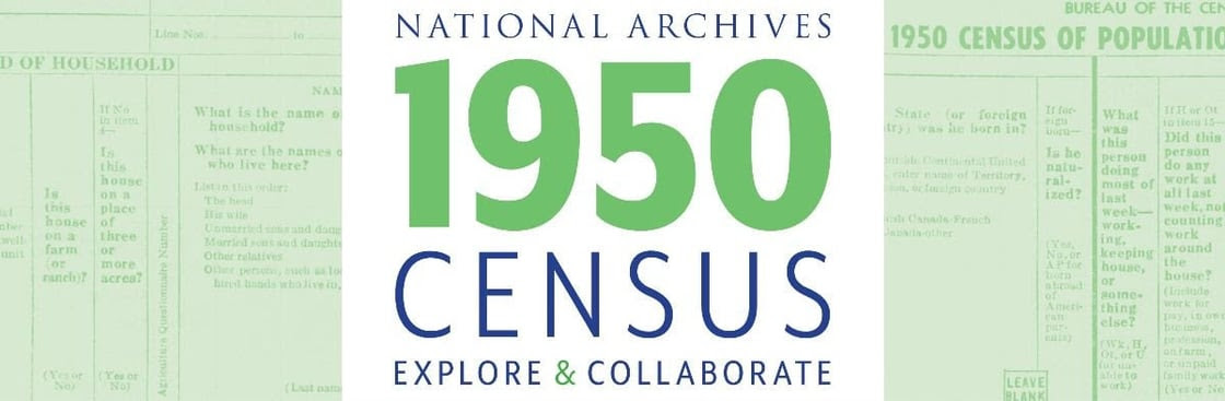 1950 Census banner