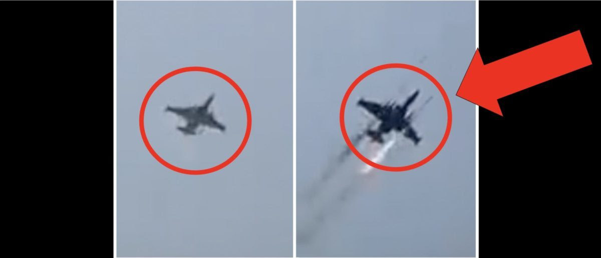 Crazy Viral Video Shows A Russian Jet Firing Rockets In Ukraine