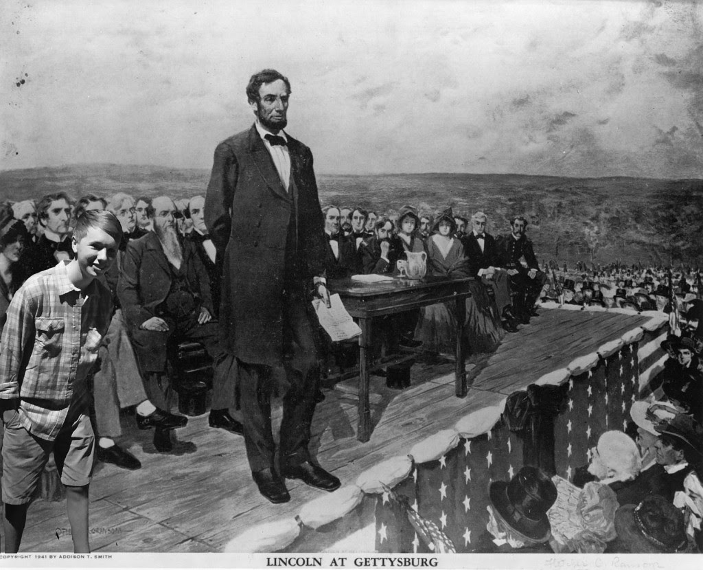 November 19: Lincoln gave the Gettysburg Address, 1863
