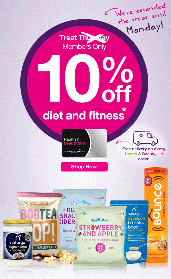 10% off diet and fitness