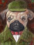 Sherlock Pug - Posted on Tuesday, March 10, 2015 by Jim  Bliss