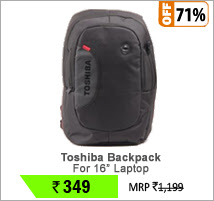 Toshiba Backpack for 16 inch Laptop