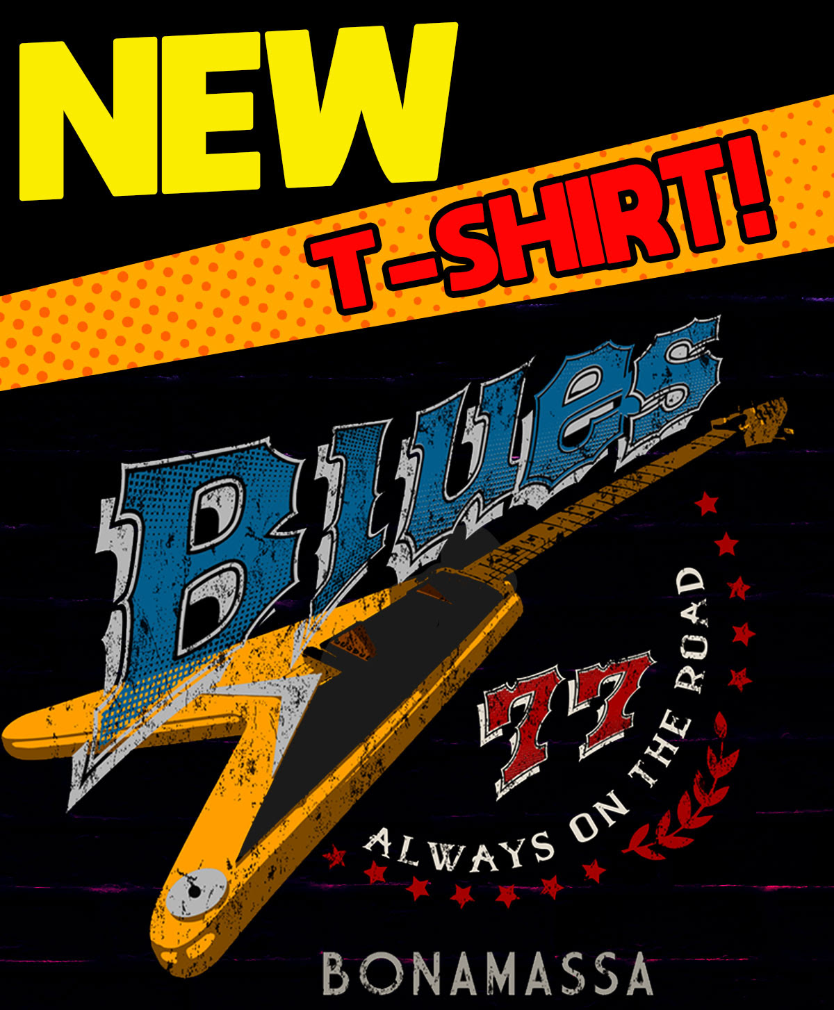Our featured apparel of the week, sporting a hot JB-inspired design!